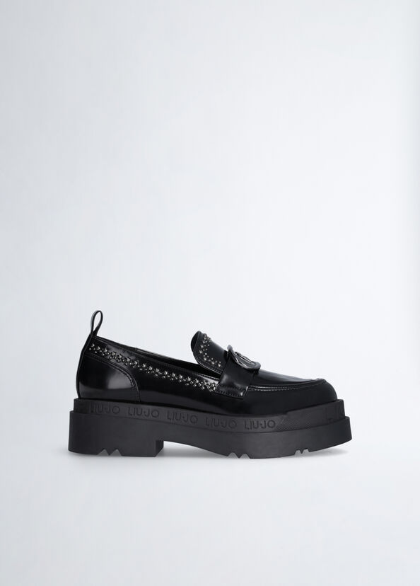 Liu Jo Mocassini platform con borchie Prezzo Ridotto