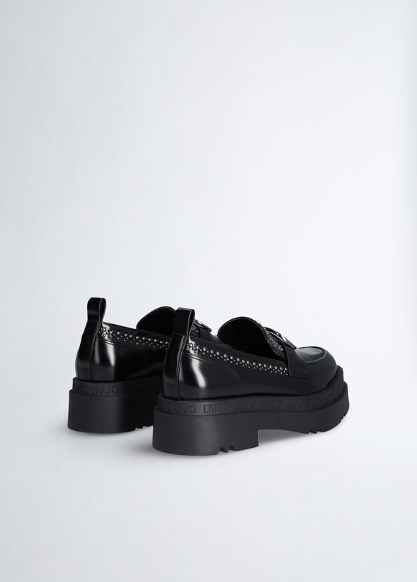 Liu Jo Mocassini platform con borchie Prezzo Ridotto