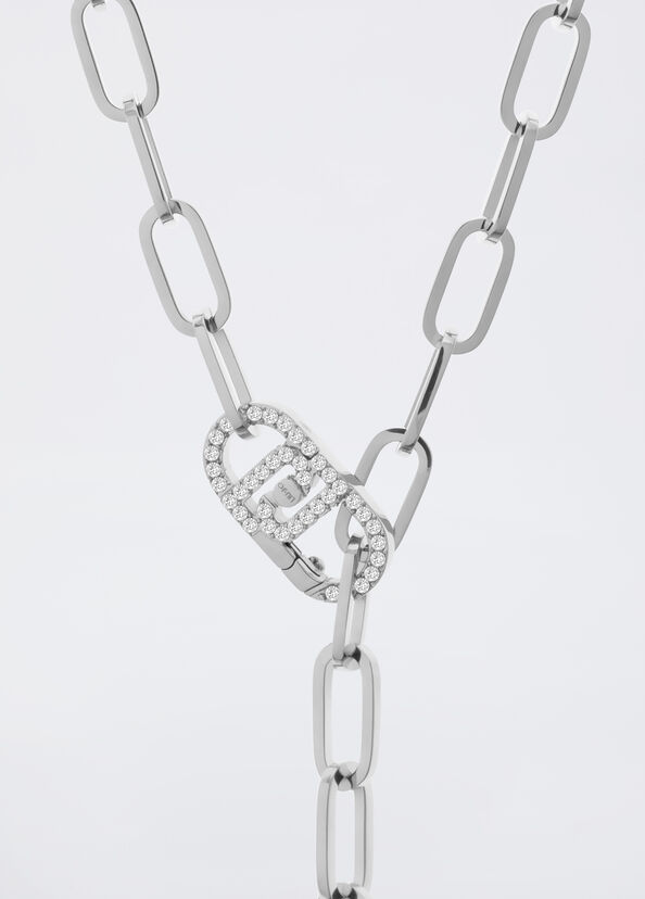 Liu Jo Collana monogram con brill Vendita Economica