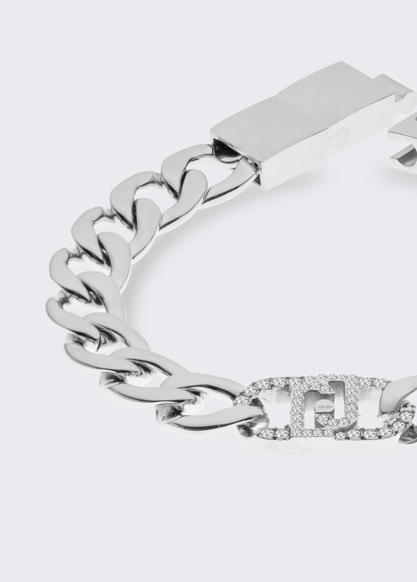 Liu Jo Bracciale monogram con brill Vendite Flash