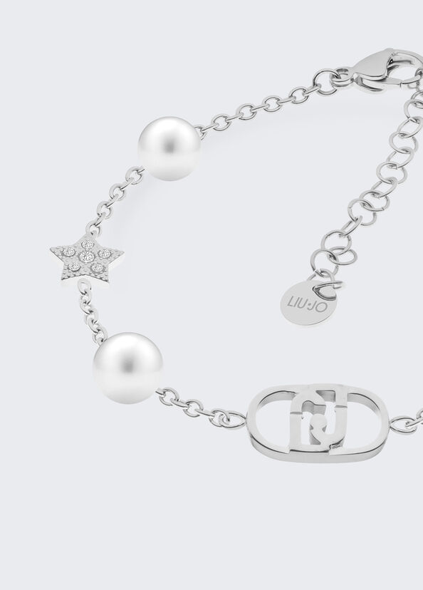 Liu Jo Bracciale con perle sintetiche Nuova