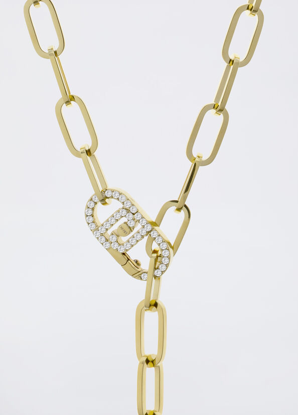 Liu Jo Collana monogram con brill Offerta natalizia