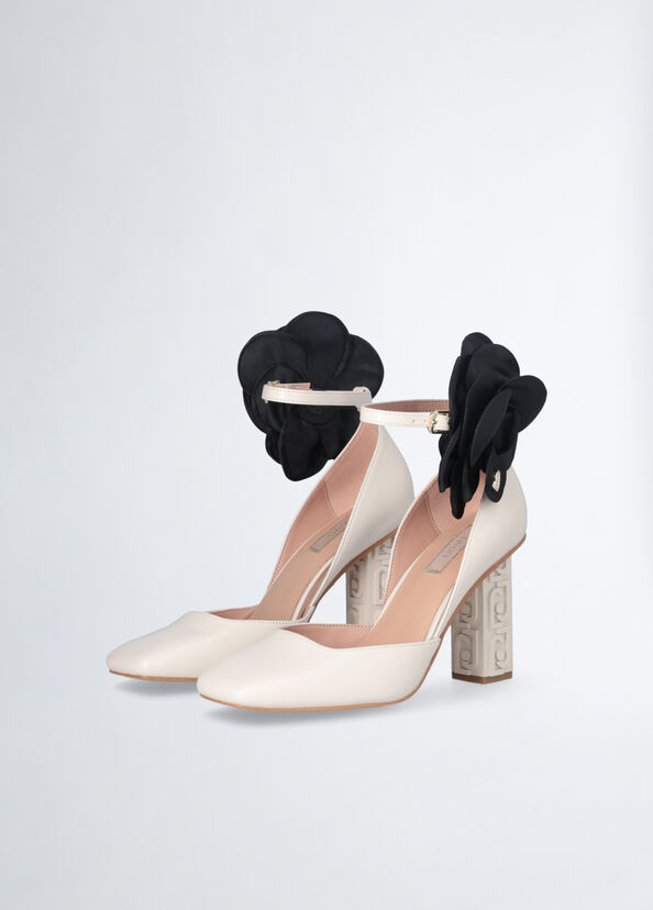 Liu Jo Décolleté bianche con fiore Offerta Anniversario
