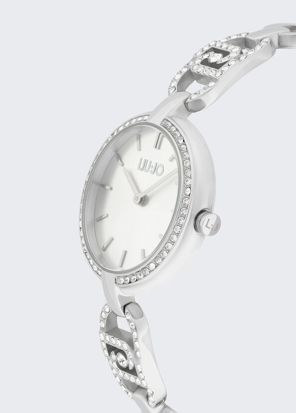 Liu Jo Orologio con cinturino logato Bestseller