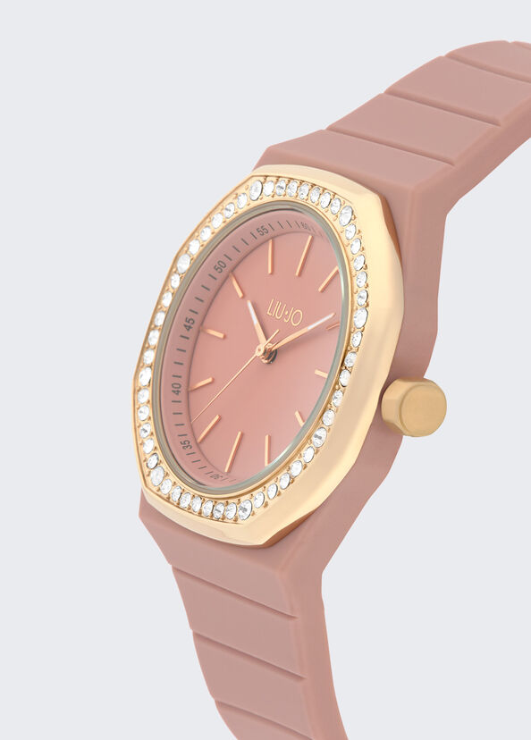 Liu Jo Orologio con cinturino in silicone Ritorno libero