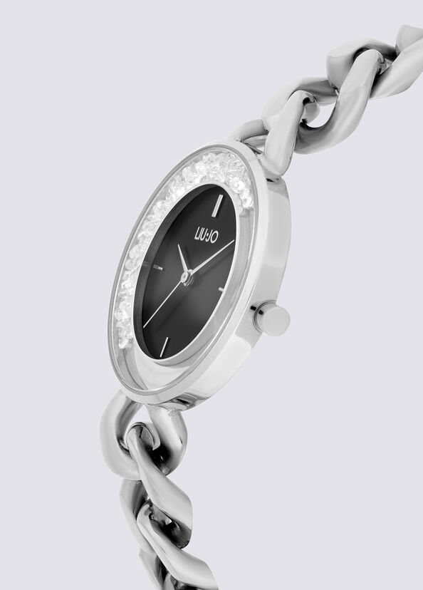Liu Jo Orologio in acciaio con catena gioiello Fino al 65% di sconto