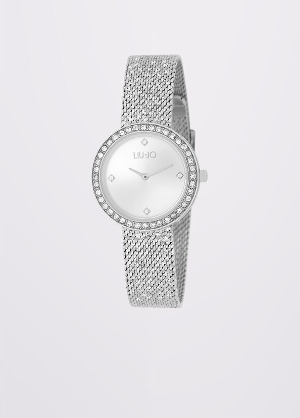 Liu Jo Orologio in acciaio con cristalli Only for today