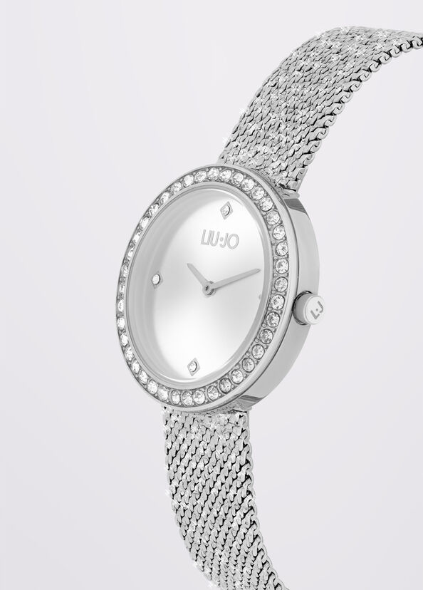 Liu Jo Orologio in acciaio con cristalli Only for today