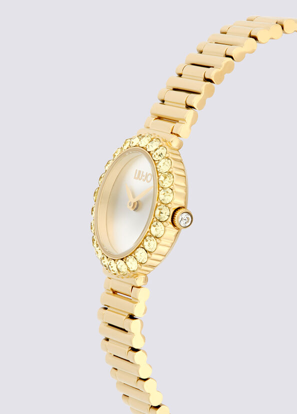 Liu Jo Orologio in acciaio con cristalli Offerta speciale della fabbrica