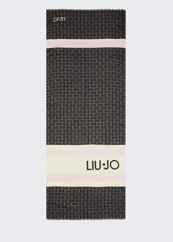 Liu Jo Stola con logo stampato Sconti questo mese
