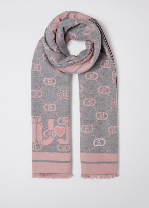 Liu Jo Stola con logo jacquard Soddisfazione Garantita