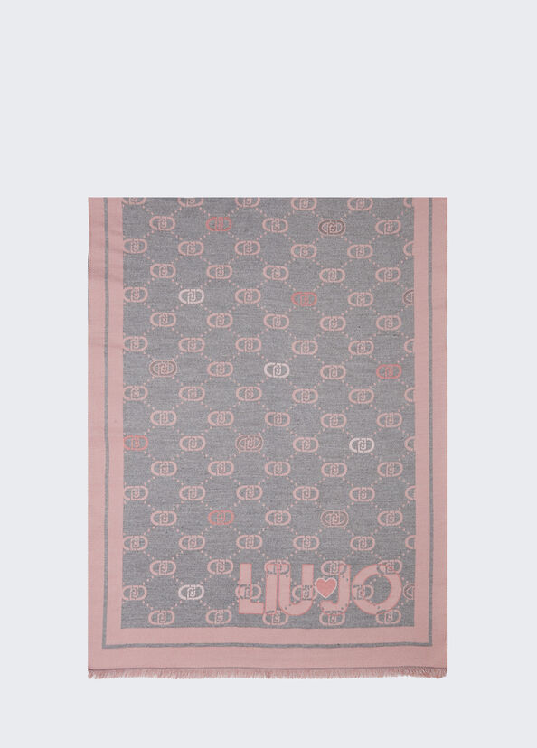 Liu Jo Stola con logo jacquard Soddisfazione Garantita