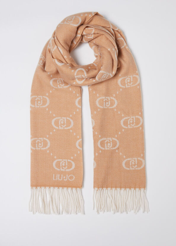 Liu Jo Stola con logo jacquard Qualità Garantita