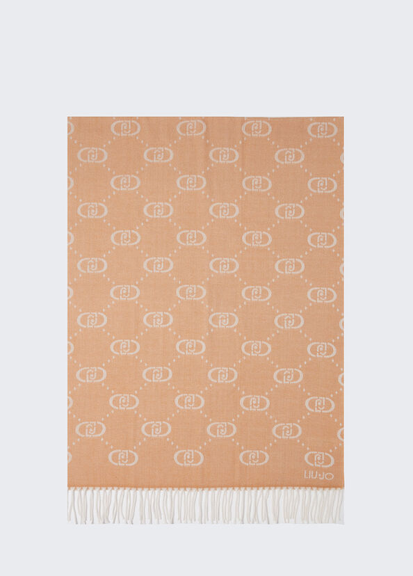 Liu Jo Stola con logo jacquard Qualità Garantita