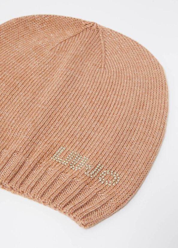 Liu Jo Berretto con logo e strass Hotsell