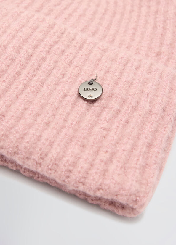 Liu Jo Berretto beanie in maglia Saldi Di Fabbrica