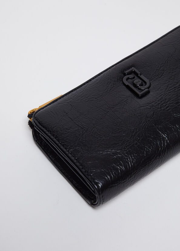 Liu Jo Portafoglio grande zip around glossy Offerta San Valentino