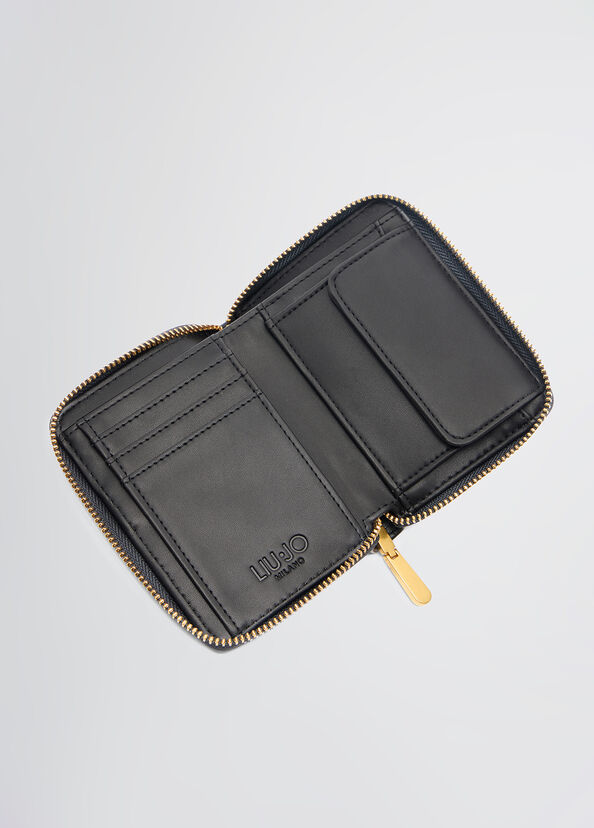 Liu Jo Portafoglio zip around con logo Latest fashion