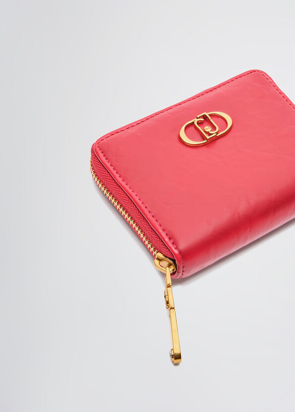 Liu Jo Portafoglio zip around con logo Offerte esclusive