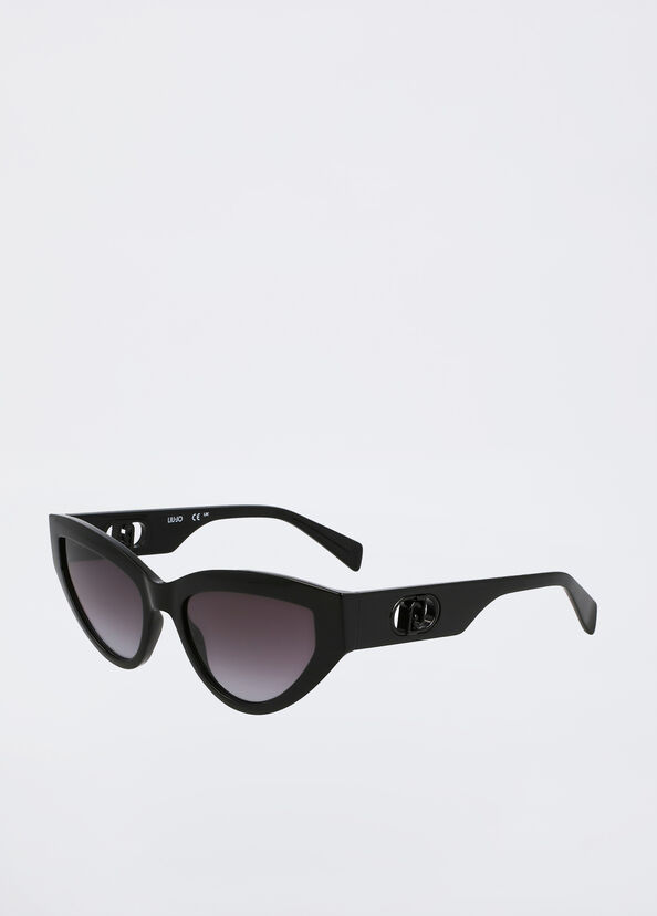Liu Jo Occhiali da sole neri cat-eye Lightning offer