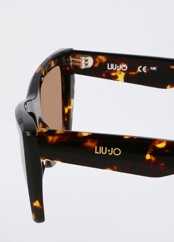 Liu Jo Occhiali da sole cat-eye tartarugati Offerte speciali