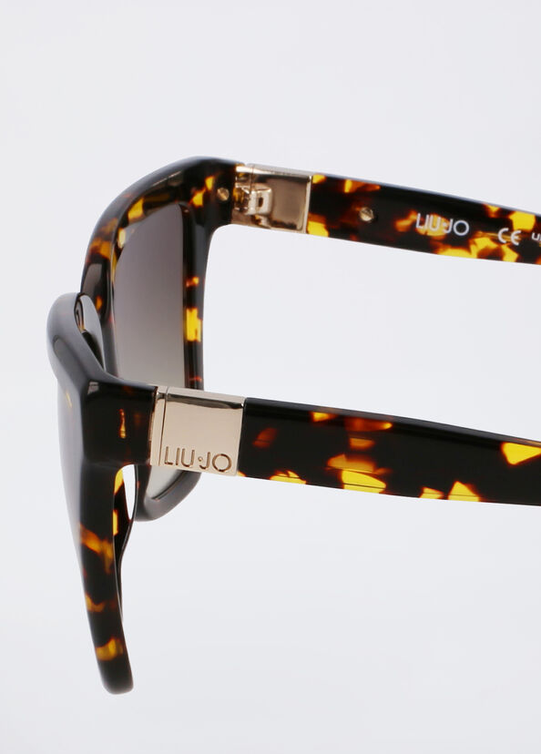 Liu Jo Occhiali da sole cat-eye tartarugati Ultimi due giorni