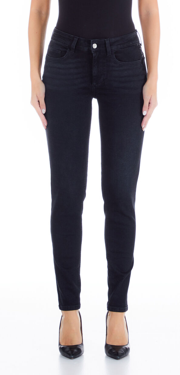 Liu Jo Jeans nero skinny con strass Soddisfazione Garantita