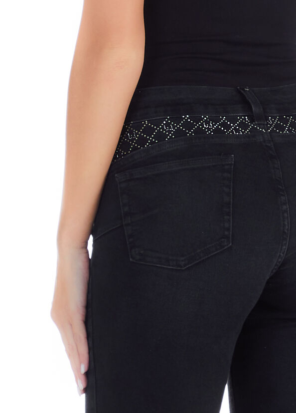Liu Jo Jeans nero skinny con strass Soddisfazione Garantita