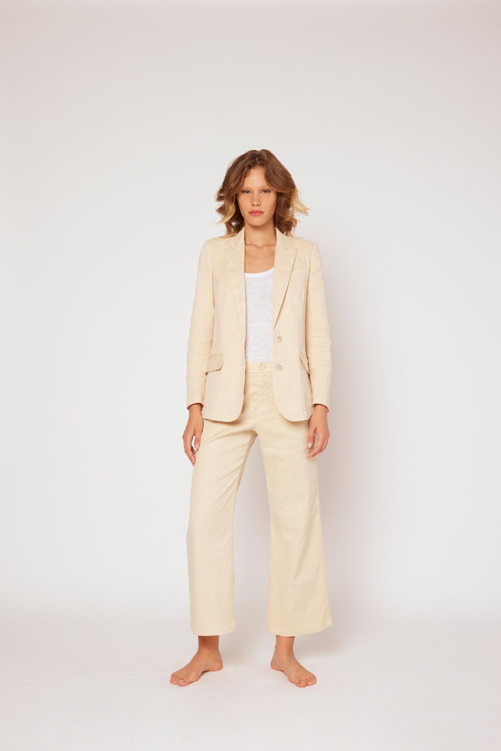 120% Lino Two buttons linen jacket Pezzi Unici