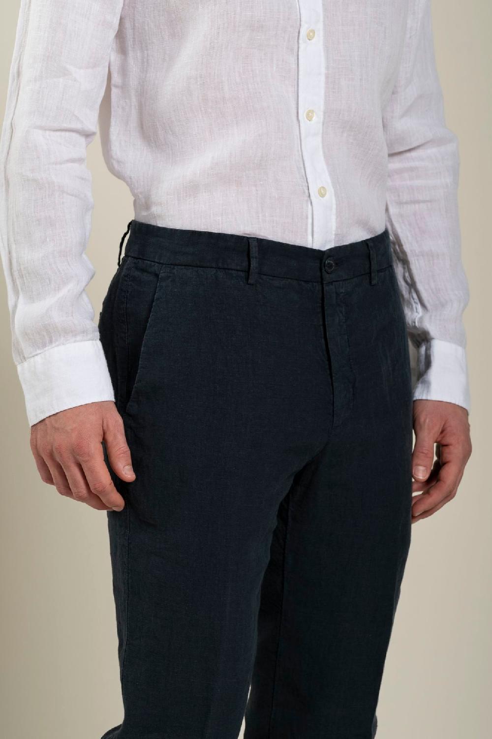 120% Lino Man Chino Pant Offerte