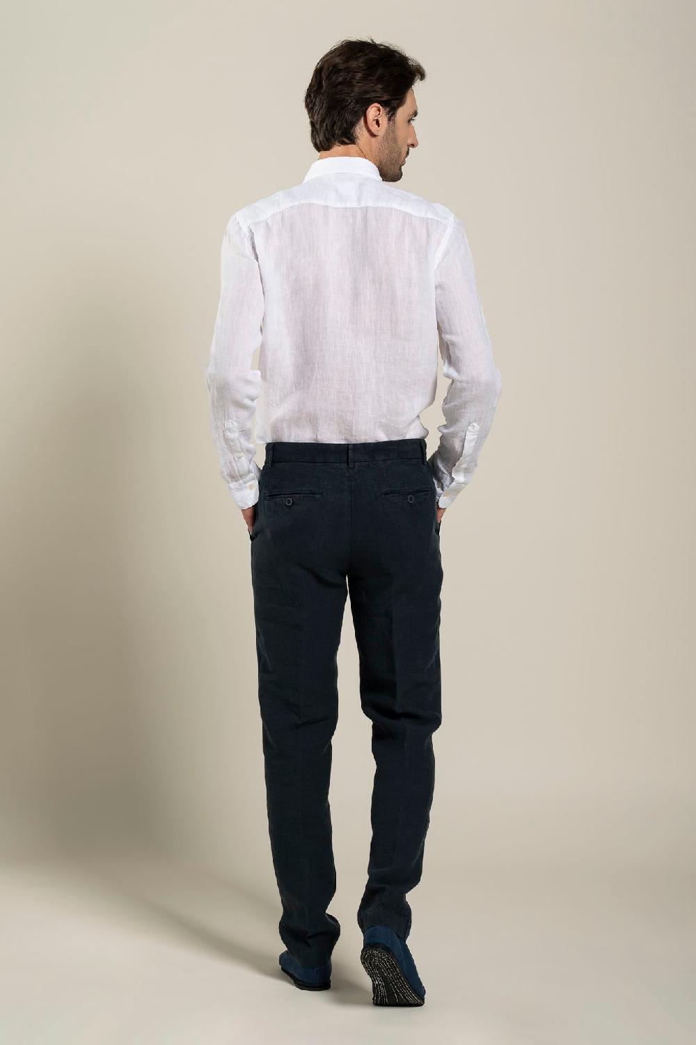 120% Lino Man Chino Pant Offerte