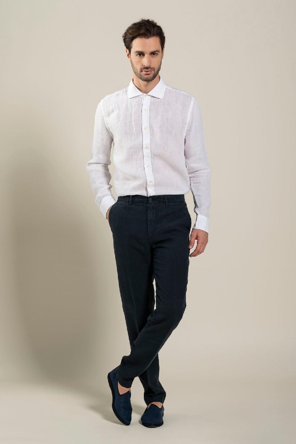 120% Lino Man Chino Pant Offerte