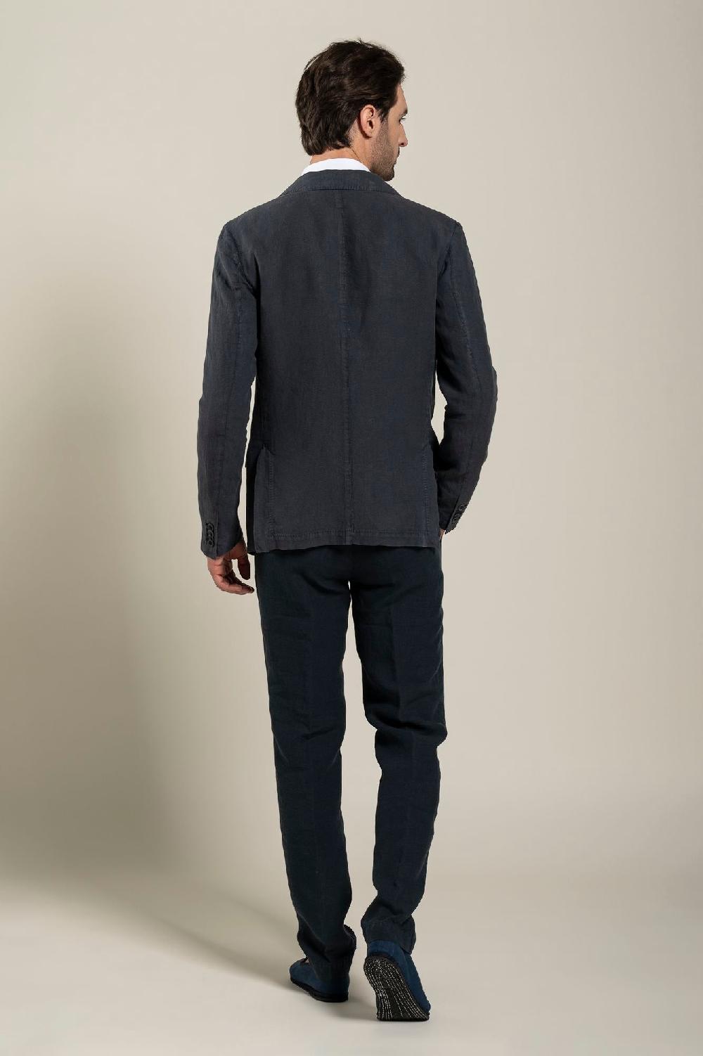 120% Lino Man Blazer Hotsell