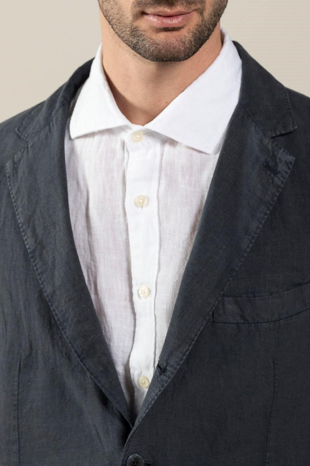 120% Lino Man Blazer Hotsell