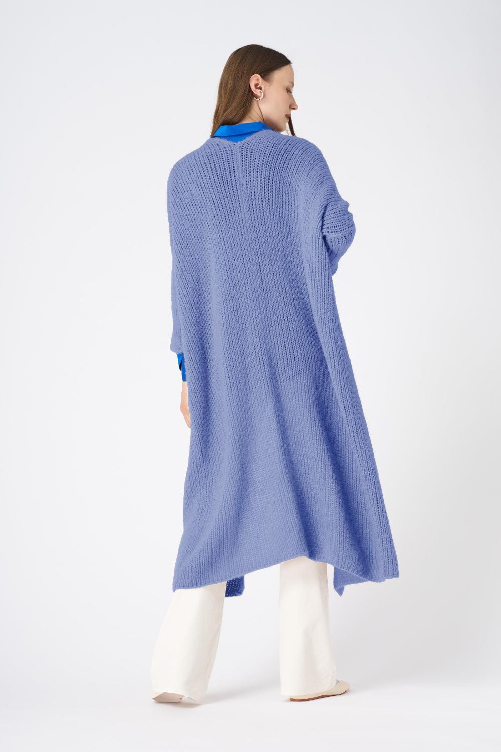 120% Lino Cashmere Blend Duster Qualità