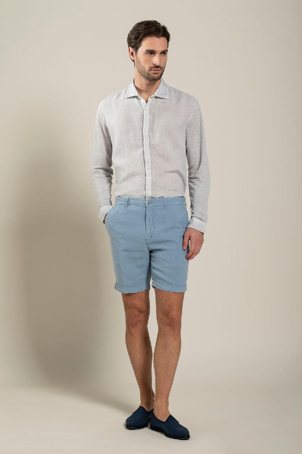 120% Lino Man Bermuda Short Acquista Ora