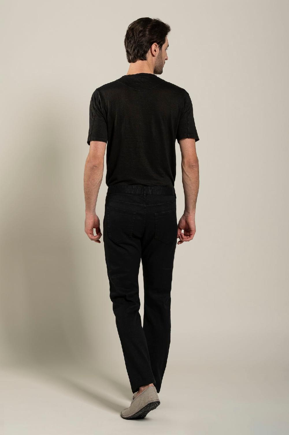 120% Lino 5 Pocket Slim Fit Pants Sottocosto