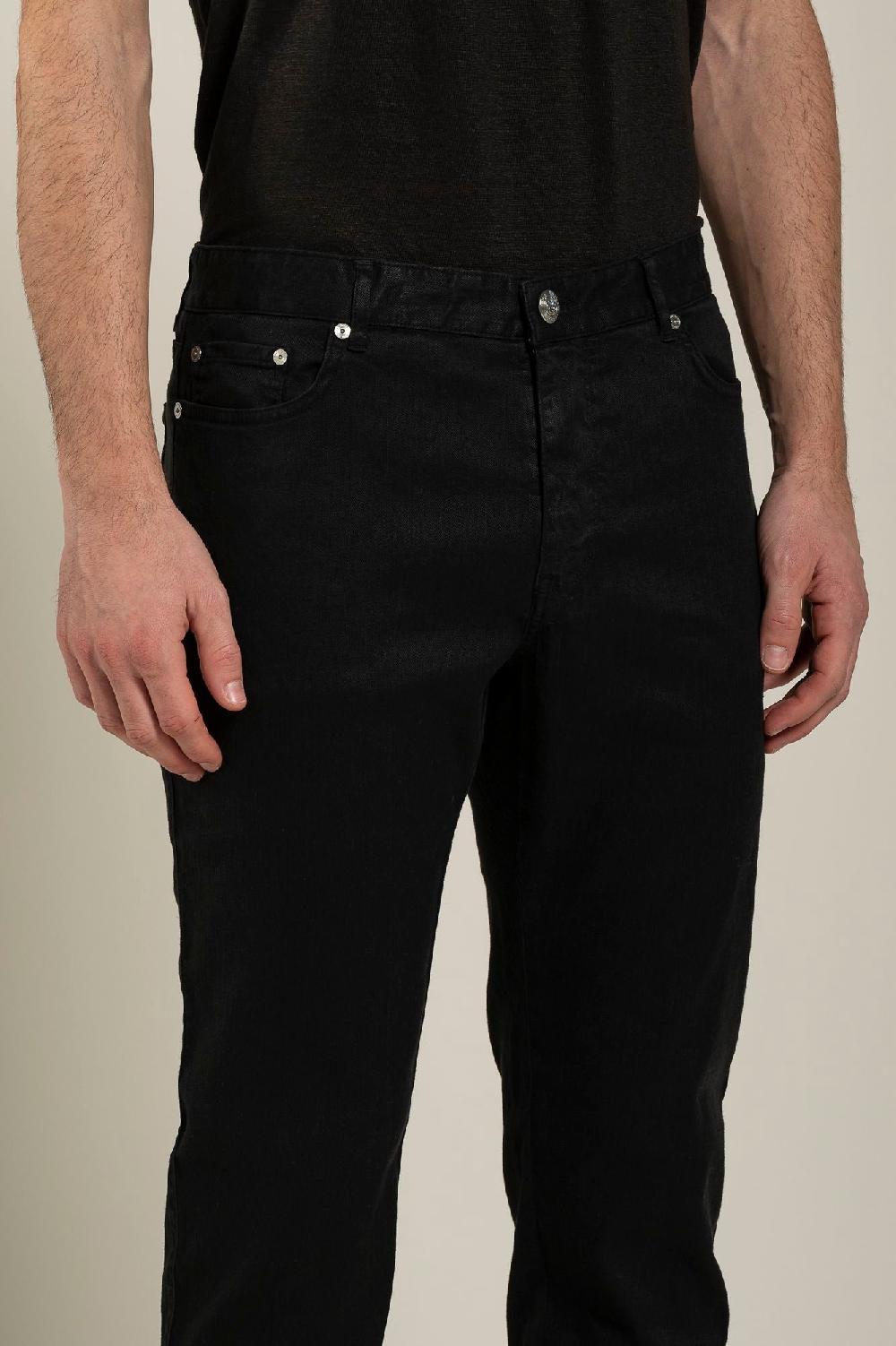 120% Lino 5 Pocket Slim Fit Pants Sottocosto