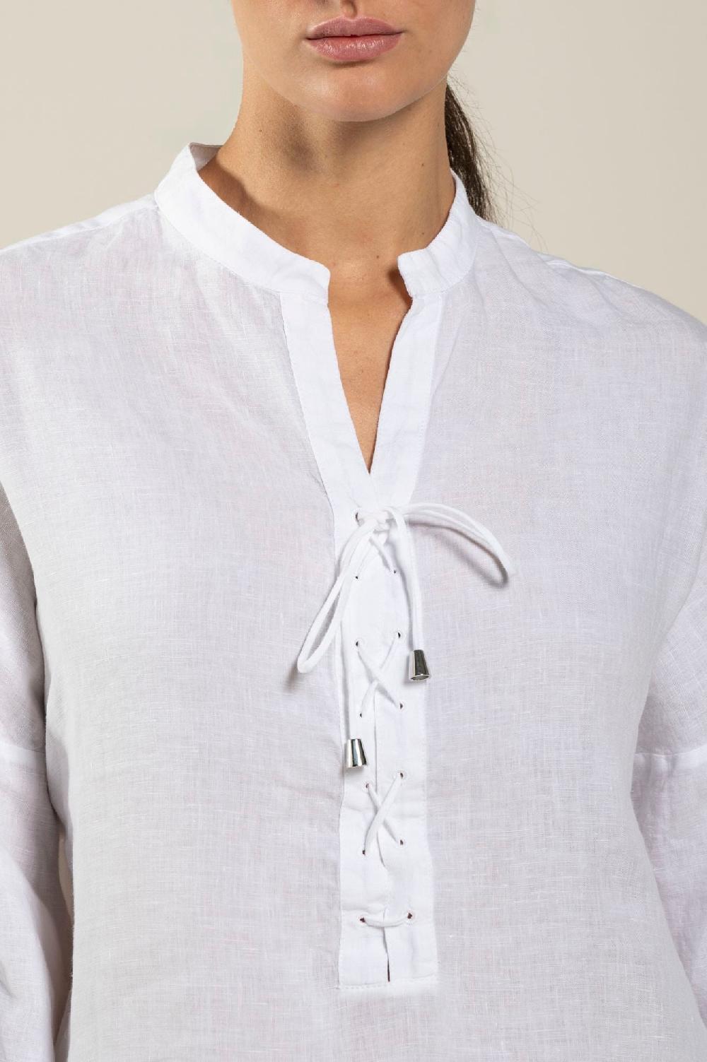 120% Lino Dress With Pockets Affare Del Giorno