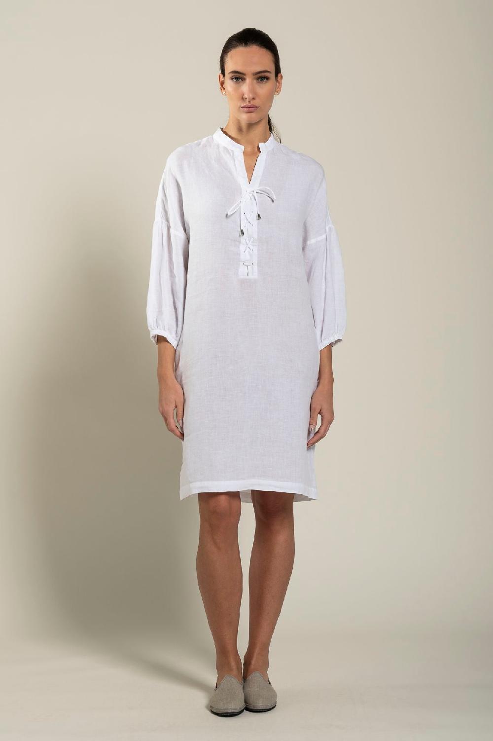 120% Lino Dress With Pockets Affare Del Giorno