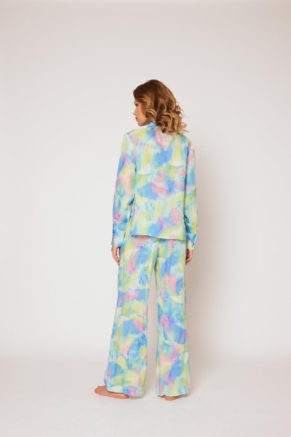 120% Lino Tie Dye Pant I Più Venduti