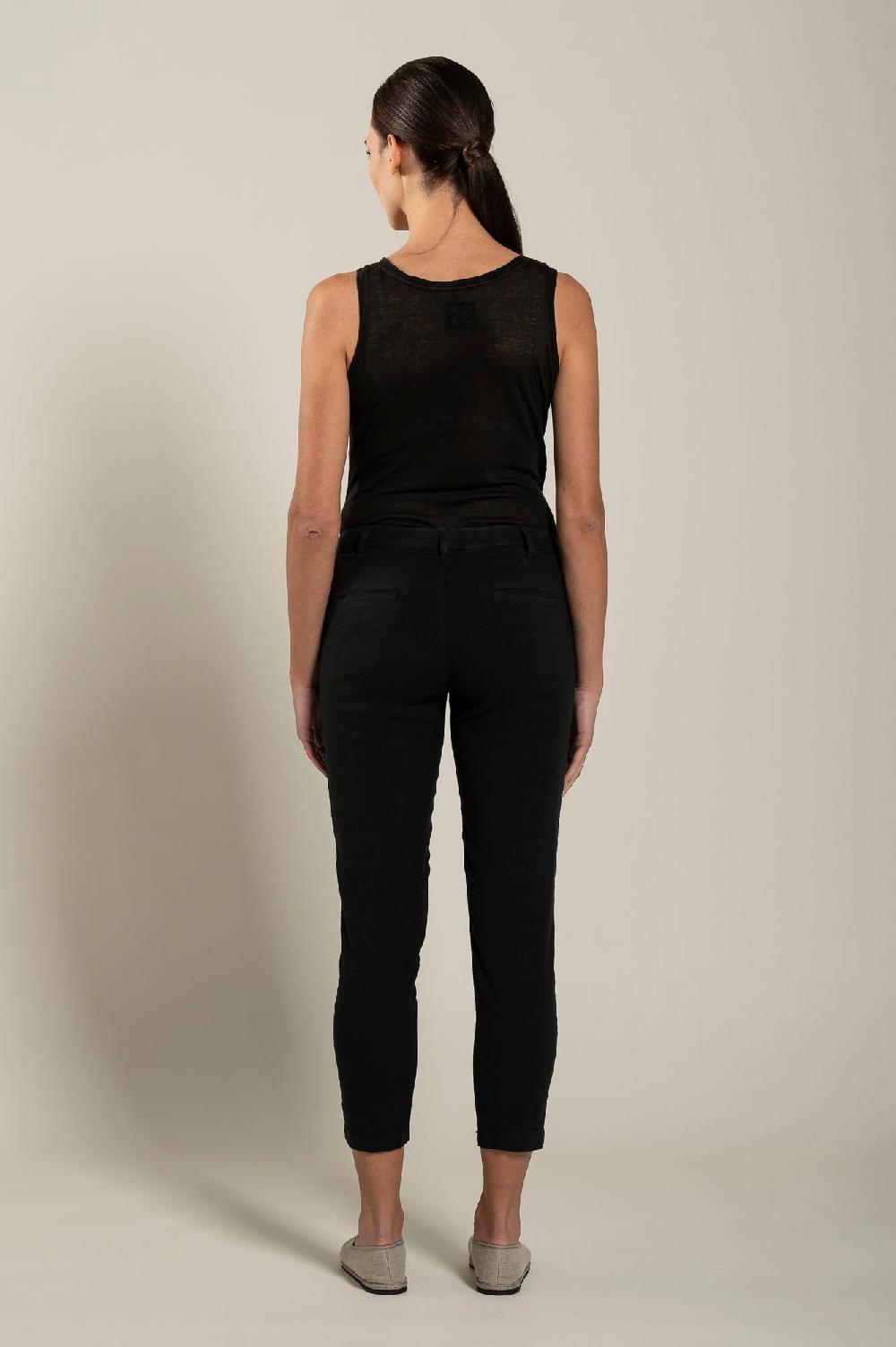 120% Lino Woman Slim-Fit Pant Qualità Garantita