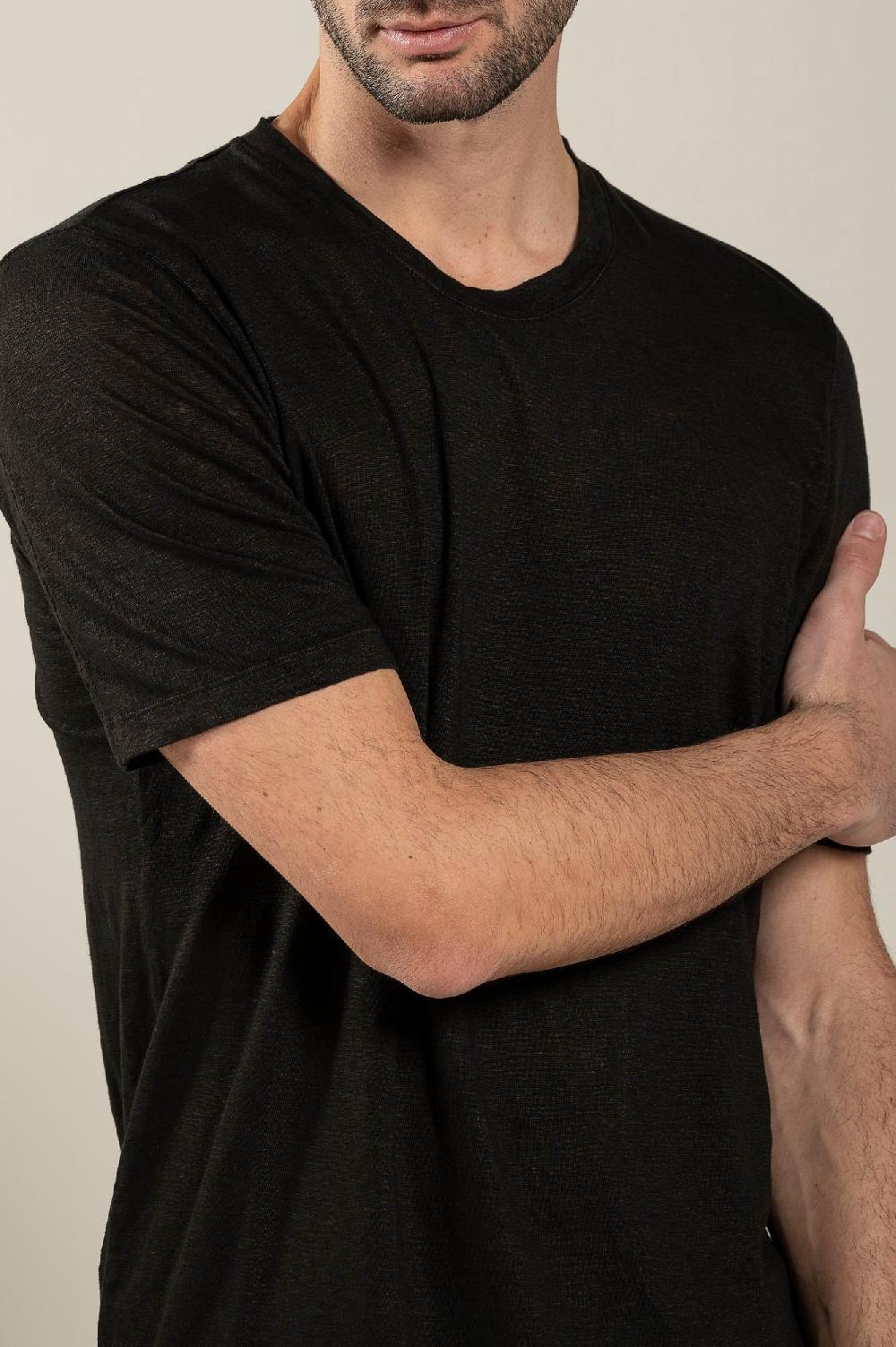 120% Lino Short Sleeve Man T-Shirt Sottocosto