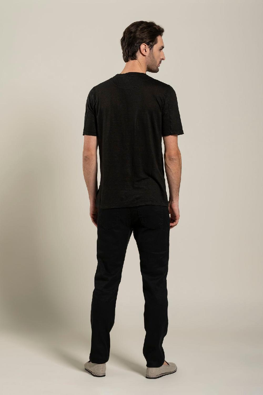 120% Lino Short Sleeve Man T-Shirt Sottocosto