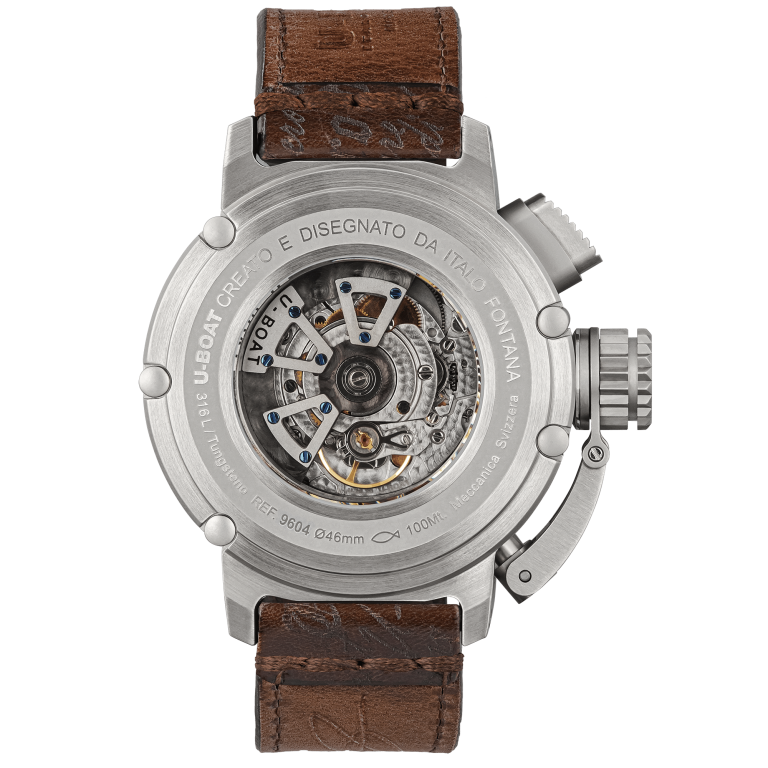 U Boat CHIMERA 46MM SS VERDE Spedizione Gratuita