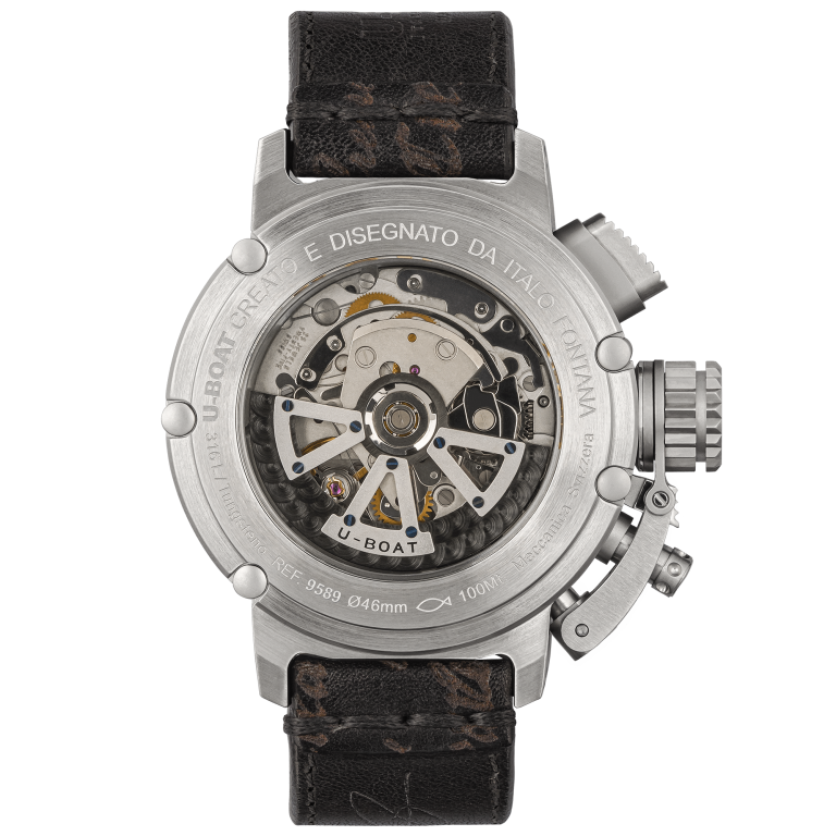 U Boat CHIMERA 46MM CHRONO SS BLU Pezzi Unici