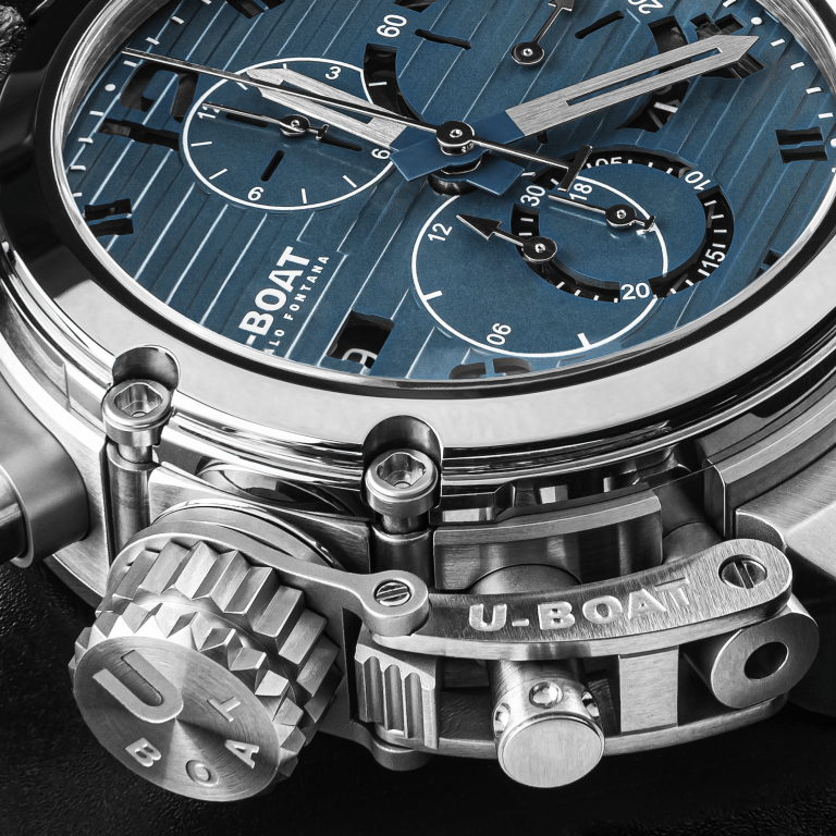 U Boat CHIMERA 46MM CHRONO SS BLU Pezzi Unici