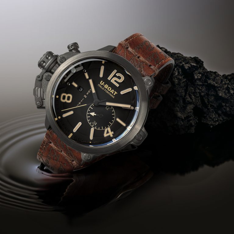 U Boat CAPSULE 50MM TITANIUM BK BE Consegna Veloce