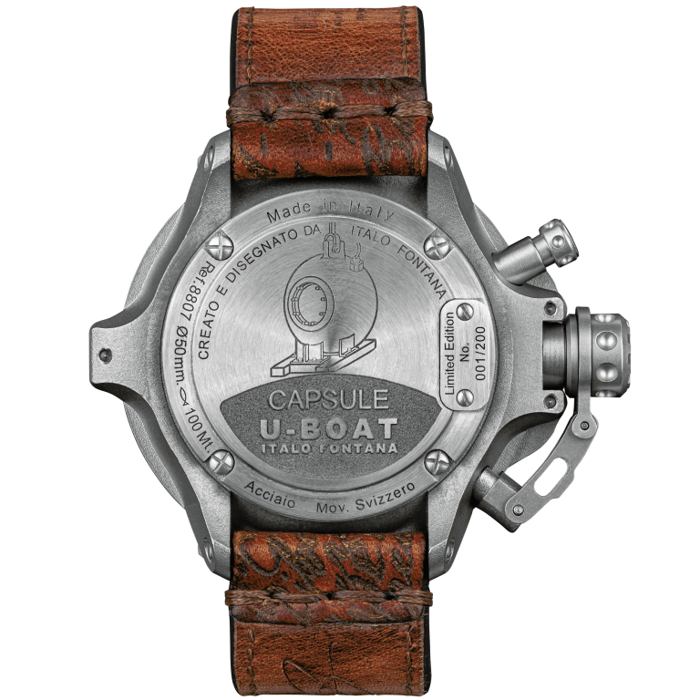 U Boat CAPSULE 50MM SS BK BE Promozione Limitata