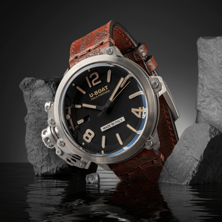 U Boat CAPSULE 50MM SS BK BE Promozione Limitata